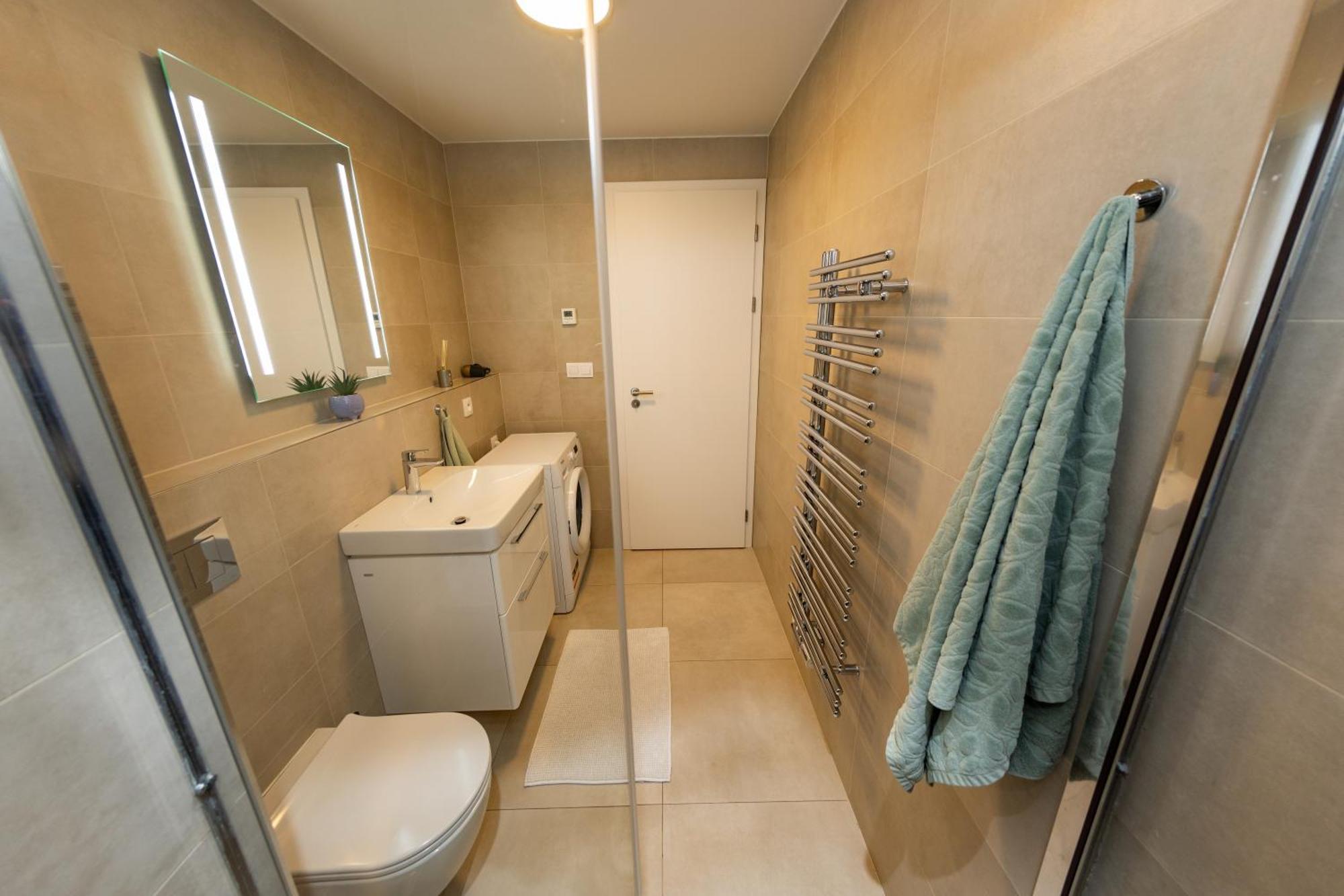 Lovely Studio Apartment, Free Parking 1,55 Hight Prága Kültér fotó